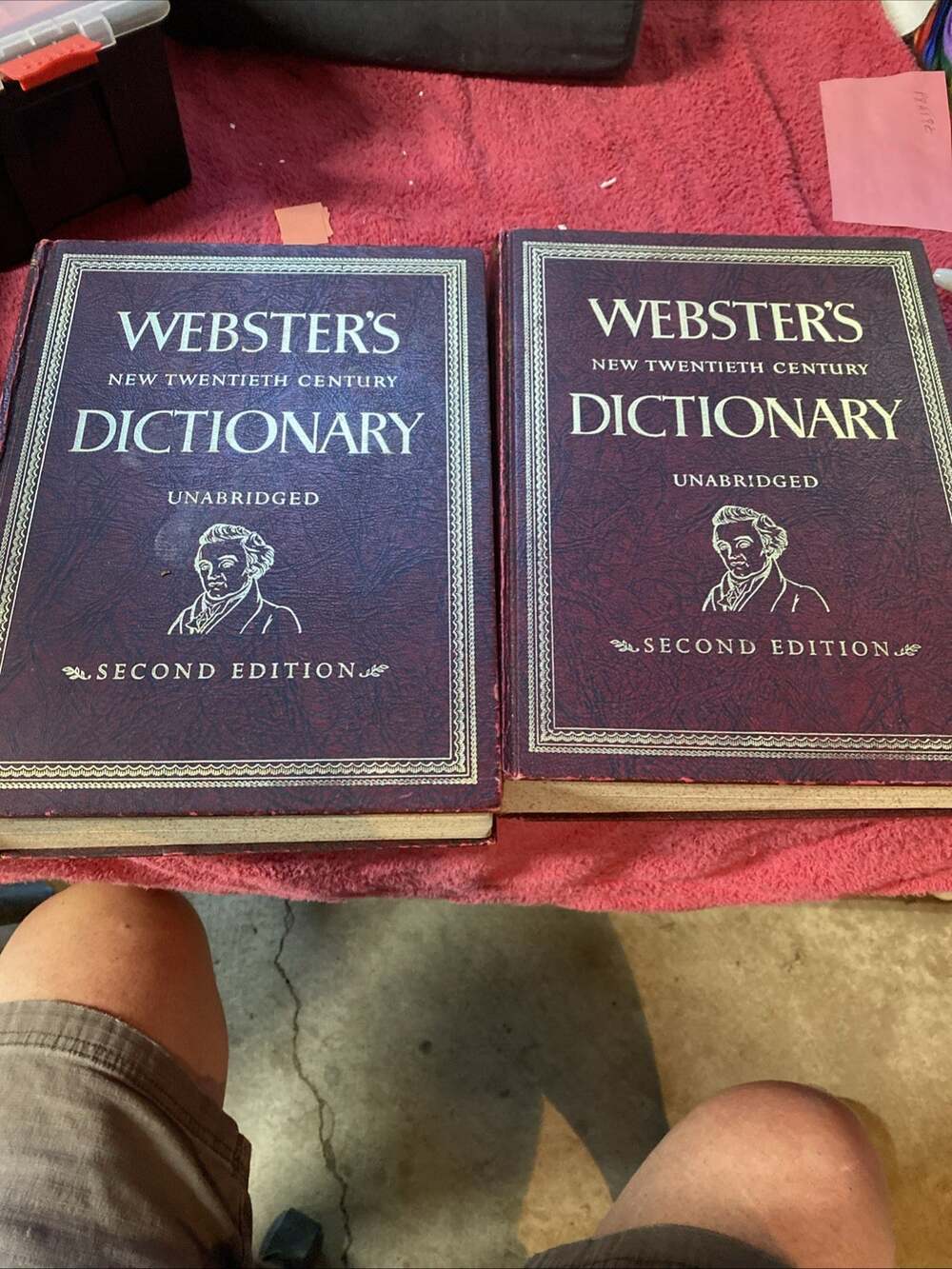 2 Volume Set -- Webster's New Twentieth Century Dictionary Unabridged Second...